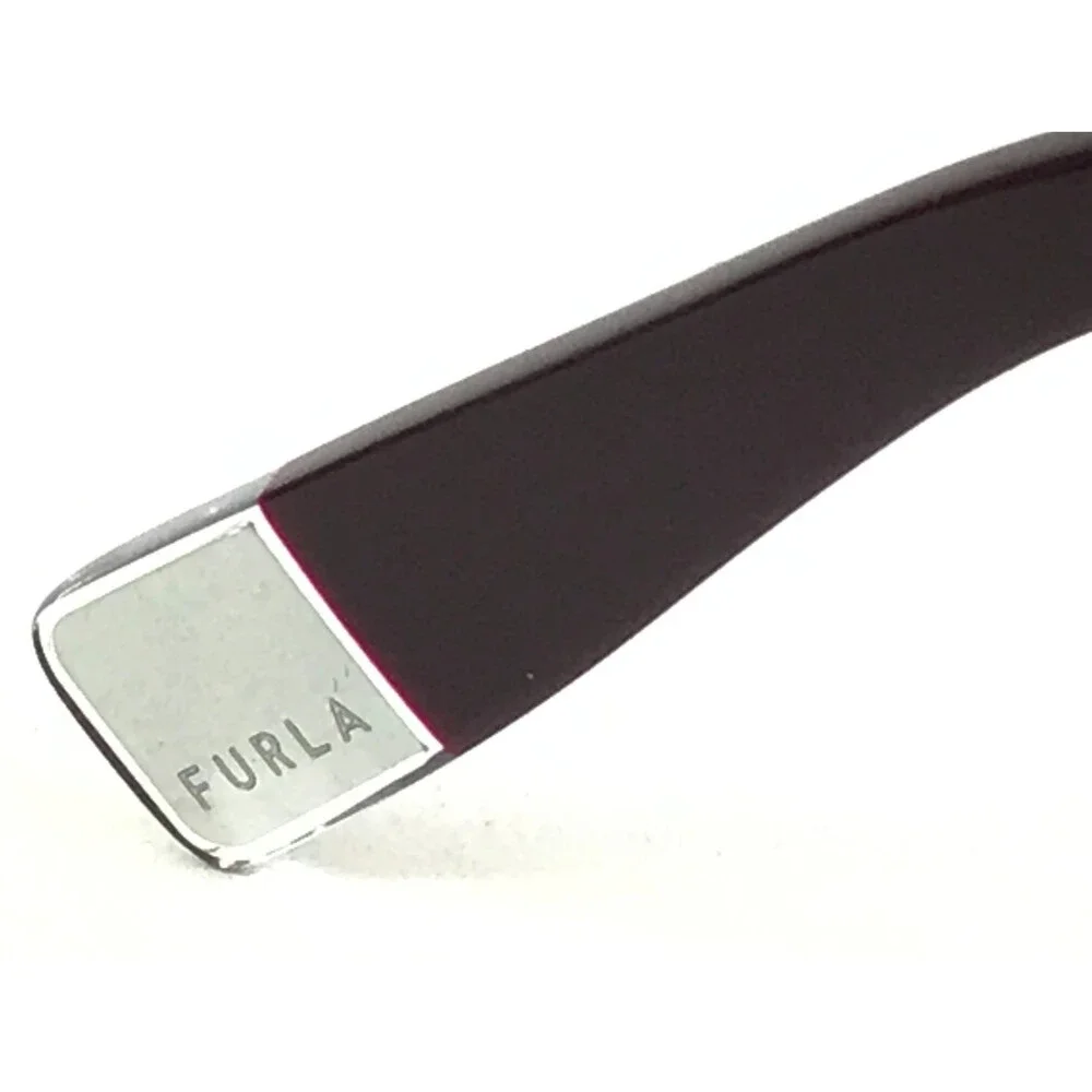 Furla Eyeglasses Frames VFU633 COL.0G96 Bordeaux Gold Cat Eye Full Rim 53-17-135